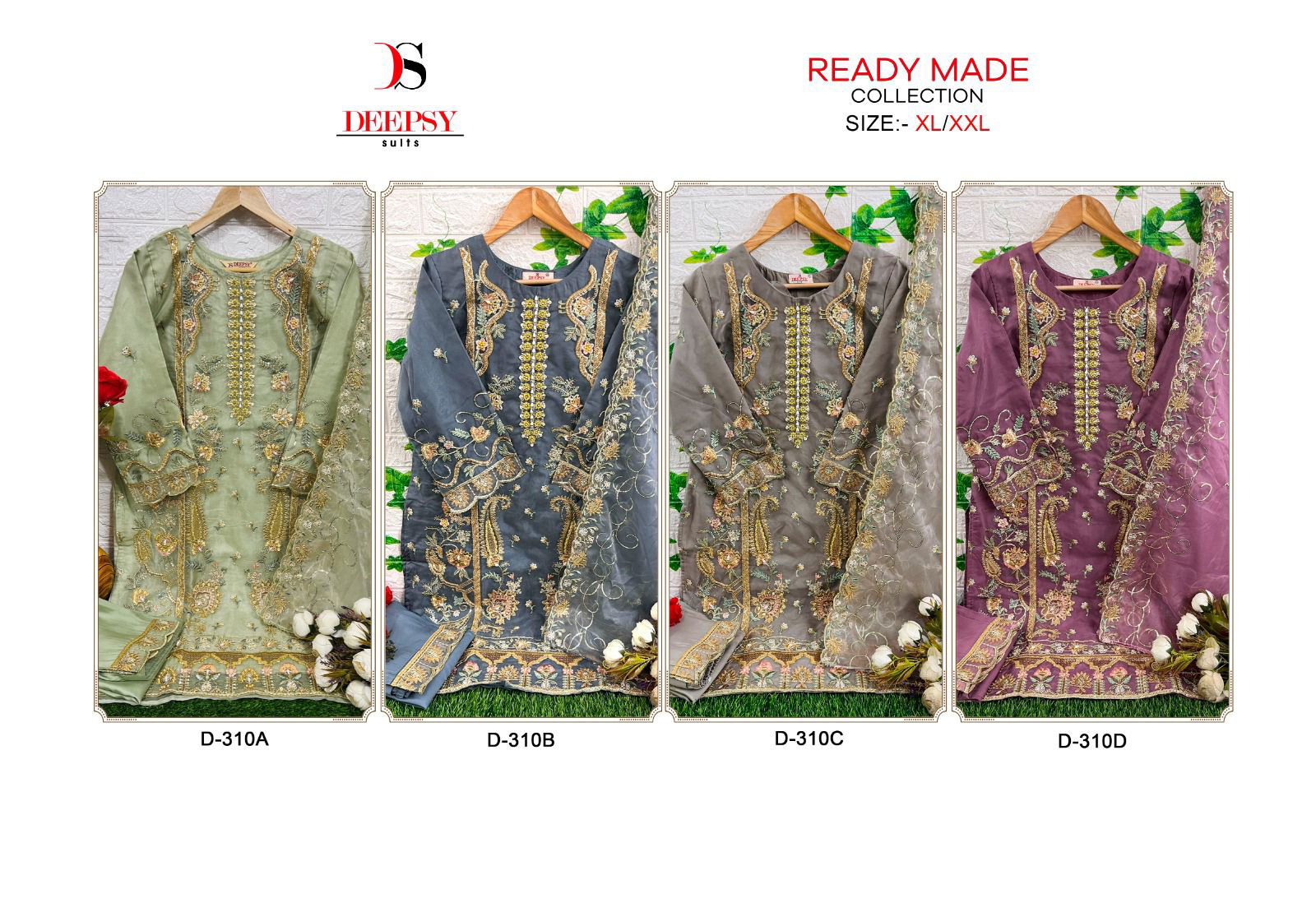 Deepsy D 310 Pakistani Salwar Suits Catalog